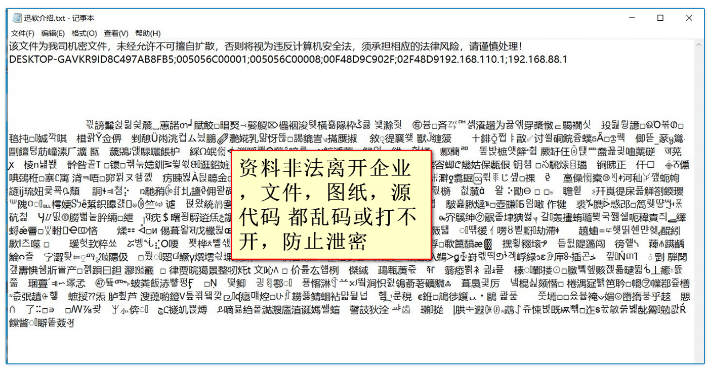 离开企业打开乱码